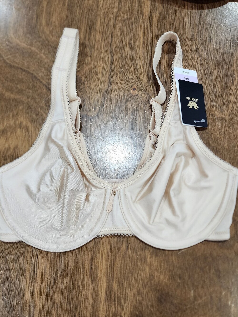 Wacoal Soma Bundle Underwired Bra Full Coverage Nude Color 32D New - Picture 8 of 8